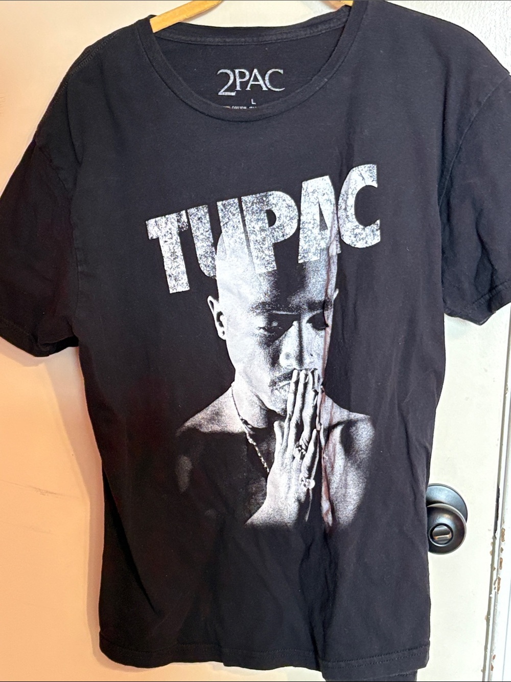 Black 2PAC Graphic Short-Sleeve Tee - Men's